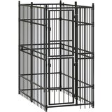 vidaXL zunanji pasji boks jeklo 1,84 m² | Shoptok.si