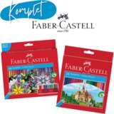Faber-Castell Šolski komplet barvic Grad, 60 + 24 kosov | Shoptok.si