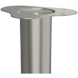 WALTECO Postolje za namještaj (D x Š x V: 6 x 6 x 90 cm, Ø x V: 6 x 90 cm, Nosivost: 75 kg, Čelik, Nikel) Cijene