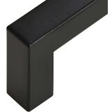  Ručke za ormarić 10 kom crne 160 mm od nehrđajućeg čelika | shoptok.hr