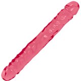 Doc Johnson Crystal Jellies Jr. Double Dong 12" Pink | shoptok.hr