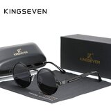 KINGSEVEN Muške naočare za sunce N7579 crne