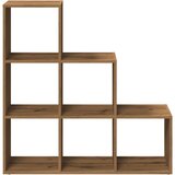 Pregrada regal za knjige 3 razina hrast 99x29x99 cm drveni | shoptok.hr