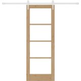  Klizna vrata s opremom Set 73.5x198.5 cm Masivno drvo bor | shoptok.hr