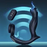 Black Mamba Prostate Cock Ring Massager