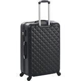  3-dijelni set čvrstih kovčega crni ABS | shoptok.hr