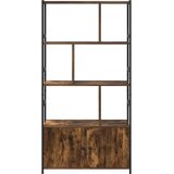  Polica Dimljeni hrast 80 x 30 x 155,5 cm Konstruirano drvo | Eponuda.com