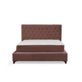 Hanah home deluxe set 160 x 200 dusty rose (dvostruki dušek, baza i uzglavlje)
