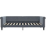 vidaXL Izvlečna dnevna postelja temno siva 90x200 cm žamet | Shoptok.si