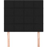  Uzglavlja 2 kom crna 80x5x78/88 cm od tkanine | shoptok.hr