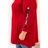 Kesi Włoski Women's butter-colored sweatshirt with decorative sleeves black | Shoptok.si