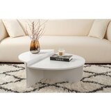 Hanah home stočić za dnevnu sobu orion - white white coffee table | ePonuda.com