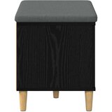  Klupa za hodnik s jastukom s vratima Crni Hrast 60 x 38 x 46 cm | Eponuda.ba