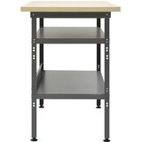 vidaXL delovna miza siva 120x60x85 cm jeklo | Shoptok.si