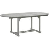  Vrtni stol sivi 200 x 100 x 75 cm od masivnog bagremovog drva | Eponuda.ba