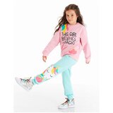 Denokids Komplet trenerke za djevojčice CFF-20S1-113/Mint, Pink Cijene