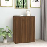  Komoda boja smeđeg hrasta 60 x 30 x 75 cm od konstruiranog drva Cijene