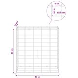  Gabion s žicom debljine 3 5 mm i mrežom 10x10 cm 50x30x50 cm - 30 cm 50 cm 50 cm | shoptok.hr
