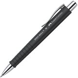 Olovka kemijska gumirana poly ball faber castell 241199 crna Cene