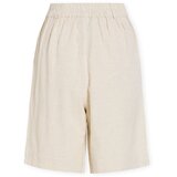Vila Kratke hlače & Bermuda Noos Prisilla Shorts - Super Light Natural Melange Bež Cene