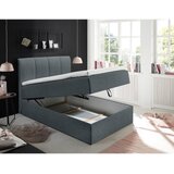 MID.YOU POSTELJA BOXSPRING 120 cm x 200 cm , tekstil antracit | Shoptok.si
