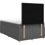  Boxspring krevet s madracem Tamnosiva 120 x 190 cm Tkanina | shoptok.hr