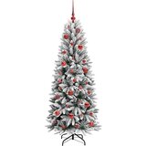  Umjetno božićno drvce Bijela 150 cm PVC, plastika, čelik i PE | shoptok.hr