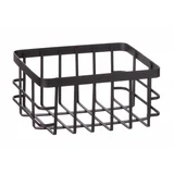 KOŠARA 21*19*10CM METALNA CRNA 63626