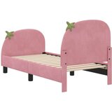  Posteljica za malčke z vzglavjem Roza 70 x 140 cm Žamet, (5000105132) | Shoptok.si