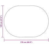  Tepih ZIZUR Krema 170 x 120 cm Polipropilen | shoptok.hr