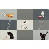 Trixie Patchwork Cat podloga za posodo - D 44 × Š 28 cm Cene