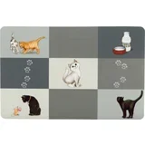 Patchwork Cat podloga za posodo - D 44 × Š 28 cm