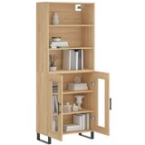  Visoka komoda hrasta sonome 69 5x34x180cm od konstruiranog drva | shoptok.hr