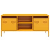 vidaXL TV omarica gorčično rumena 101,5x39x43,5cm hladno valjano jeklo | Shoptok.si
