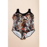 Fenzy Plus Size Kopalke S Potiskom, Rjave | Shoptok.si