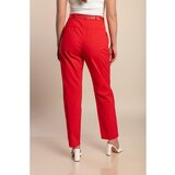Fenzy Plus Size Bombažne Hlače, Rdeče | Shoptok.si