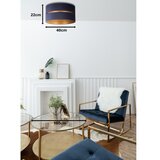 duolla - stropna svetiljka duo 1xE27/15W/230V prečnika 40 cm plava/zlatna | Eponuda.com