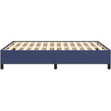  Okvir za krevet bez madraca plavi 140 x 190 cm od tkanine | Eponuda.com
