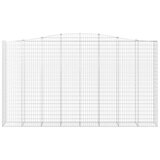  Lučne gabionske košare 6 kom 400x50x220/240cm pocinčano željezo | shoptok.hr