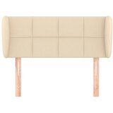 Uzglavlje s ušima krem 93x23x78/88 cm od tkanine | Eponuda.com
