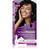Schwarzkopf Perfect Mousse permanentna barva za lase odtenek 200 Black 1 kos Cene