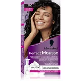 Schwarzkopf Perfect Mousse permanentna barva za lase odtenek 200 Black 1 kos