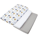 Medi Partners Set of 3 pcs. Fitted Sheet 60x120 cm 100% Cotton Baby Bed Linen Mattress | shoptok.hr