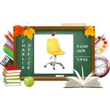  Kancelarijska stolica Charlie Office žuta Cene