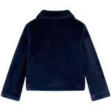  Dječji kaput od umjetnog krzna modri 104 | shoptok.hr