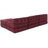  Modularni Pufovi 4 kom Maroon Tkanina | shoptok.hr