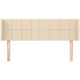  Uzglavlje s ušima krem 147x16x78/88 cm od tkanine | Eponuda.com