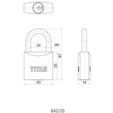  LOKOT 842 35 TITAN | shoptok.hr