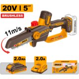Ingco CGSLI20561E aku mini lančana testera 5" 1X2AH Cene