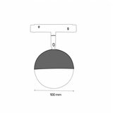  magnetic svetiljka LED25-1-12W 3000K 120° 48V dc | ePonuda.com
